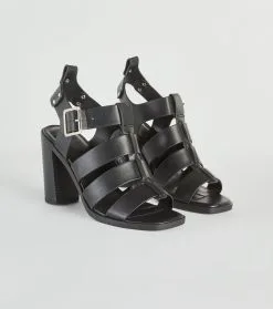 Windsor. Count On Cute Caged Block Heels