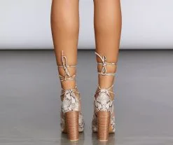 Windsor. So Stacked Lace-Up Sandals -Bridal Dresses popular shop 07403 0123 4