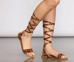 Windsor. Step By Step Wrap Sandals