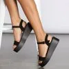 Windsor. Standing Tall Flat Platform Sandals