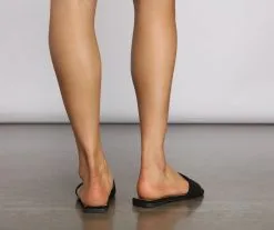 Windsor. One Band Faux Nubuck Slides -Bridal Dresses popular shop 07404 0298 5