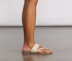 Windsor. Step Out Faux Leather Flat Sandals -Bridal Dresses popular shop 07404 0527 4