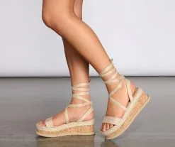 Windsor. Layin' Low Platform Espadrille Sandals