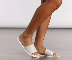 Windsor. Summer Starts Now Rhinestone Jelly Slides -Bridal Dresses popular shop 07404 0641 4