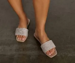 Windsor. All That Luxe Rhinestone Sandals