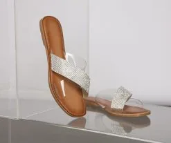 Windsor. Bling It On Rhinestone Sandals
