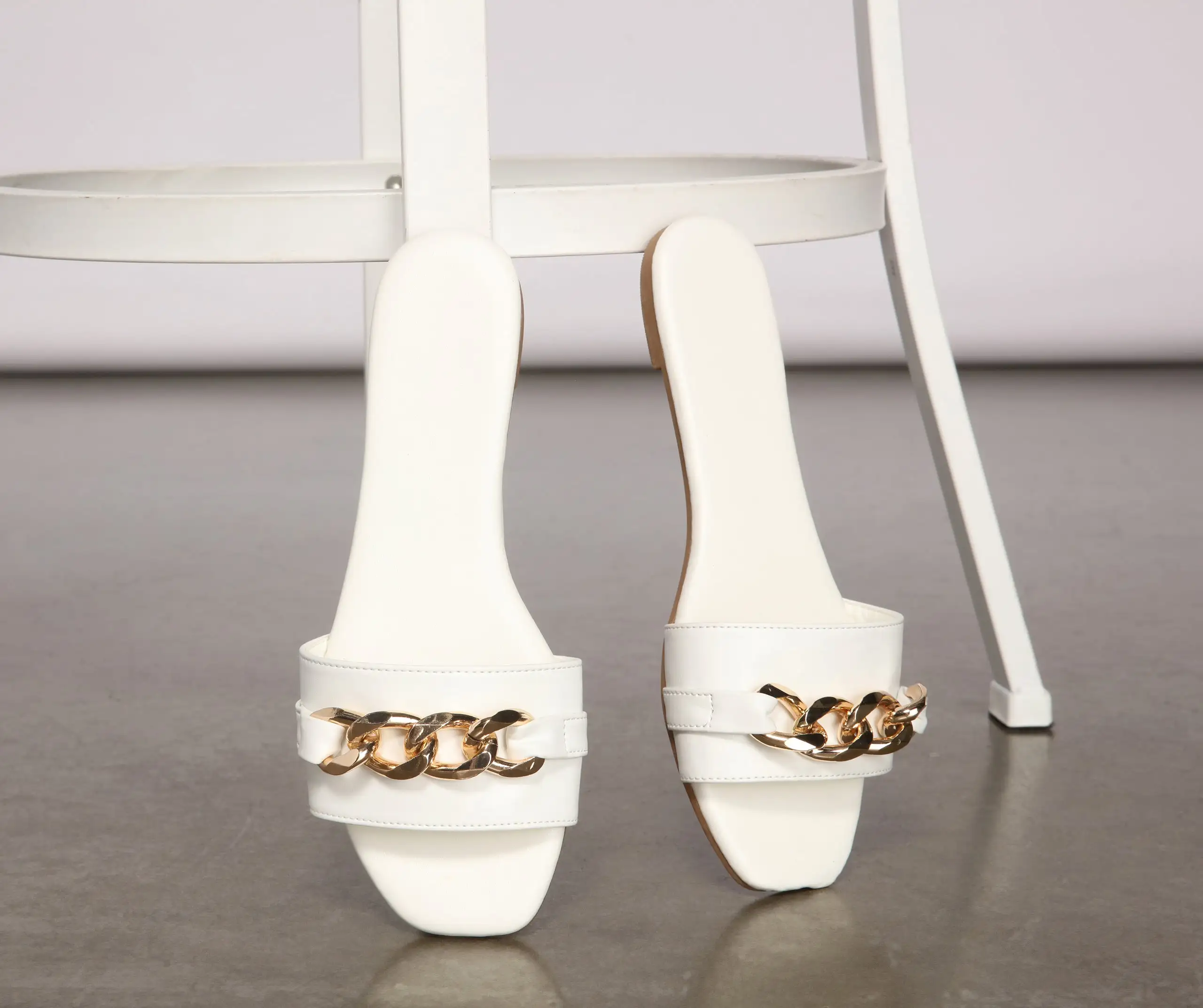 Windsor. Locked In Style Chunky Chain Link Sandals 13 Windsor. Locked In Style Chunky Chain Link Sandals - Image 11