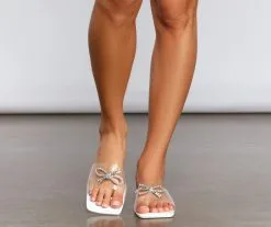 Windsor. Sealed With Elegance Rhinestone And PVC Sandals -Bridal Dresses popular shop 07404 0781 3