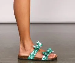 Windsor. Hit The Tropics Double Strap Bow Sandals -Bridal Dresses popular shop 07404 0814 4