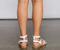 Windsor. Studded Babe Faux Leather Sandals -Bridal Dresses popular shop 07404 0881 4