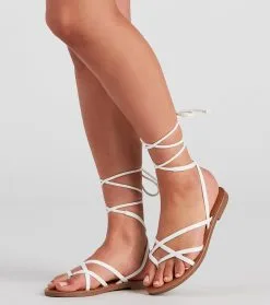 Windsor. Up My Alley Lace-Up Sandals -Bridal Dresses popular shop 07404 0982 1