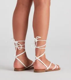 Windsor. Up My Alley Lace-Up Sandals -Bridal Dresses popular shop 07404 0982 5