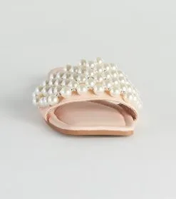 Windsor. Hidden Treasure Faux Pearl Slide Sandals -Bridal Dresses popular shop 07404 1083 3