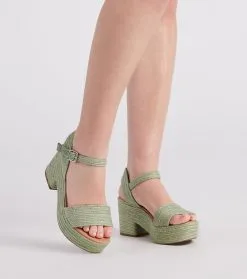 Windsor. Sunny Days Ahead Espadrille Platform Sandals