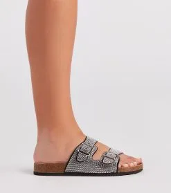 Windsor. Glam Rhinestone Buckle-Strap Sandals -Bridal Dresses popular shop 07404 1137 3