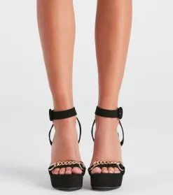 Windsor. Edgy Links Wrap Platform Wedges -Bridal Dresses popular shop 07406 0288 3