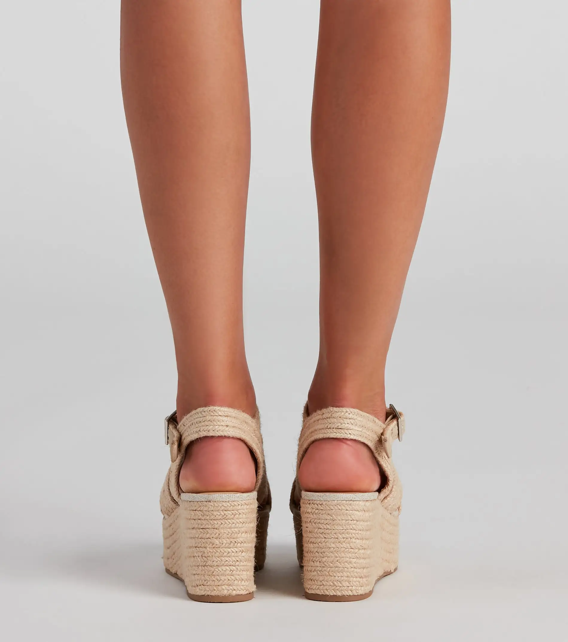 Windsor. Summer Daze Straw Platform Wedges 6 Windsor. Summer Daze Straw Platform Wedges - Image 4