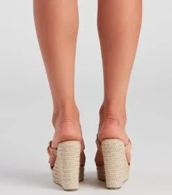 Windsor. Endless Chic Faux Leather Espadrille Wedges -Bridal Dresses popular shop 07406 0306 4 9c94b844 c807 45b4 a42b 284b78027e00