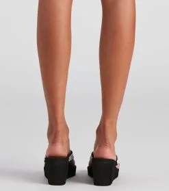 Windsor. Throw It Back Rhine Wedge Sandals -Bridal Dresses popular shop 07406 0313 4