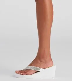 Windsor. Throw It Back Rhine Wedge Sandals -Bridal Dresses popular shop 07406 0314 3