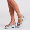 Windsor. Naturally Cute Strappy Platform Wedges -Bridal Dresses popular shop 07406 0318 1